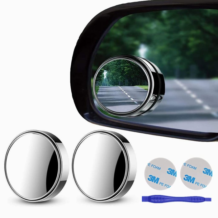 Assistance Mirror for Reverse Parking – Silver