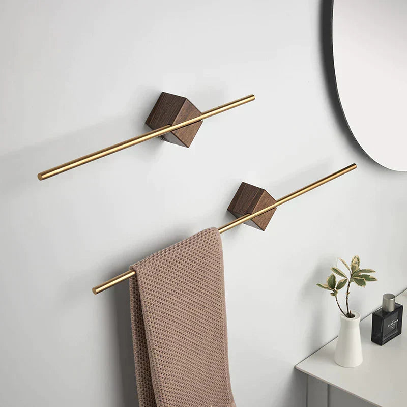 Bathroom Towel Holder – Gold