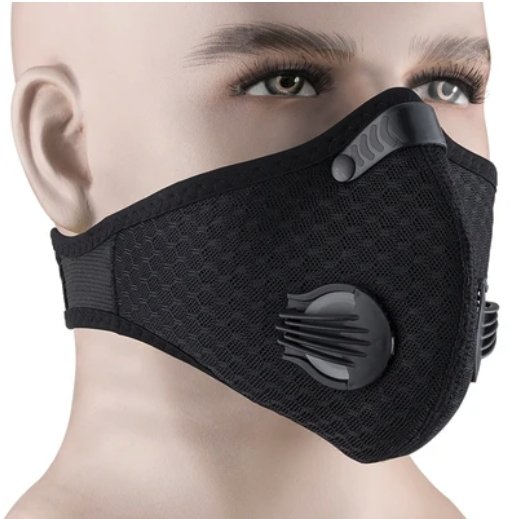Lightweight Anti-Pollution Face Mask - Reusable Protective Design – Black