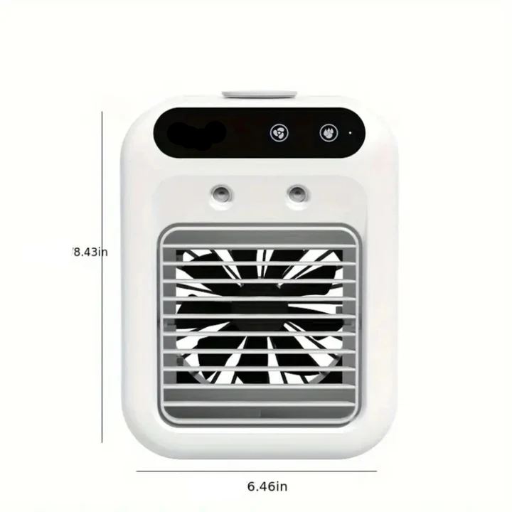 Portable Air Conditioner with Rechargeable Battery and Mist Spray