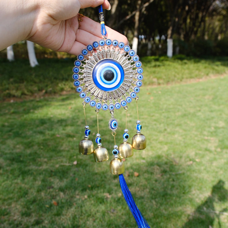 Wind Chime with Nazar Protection Amulet