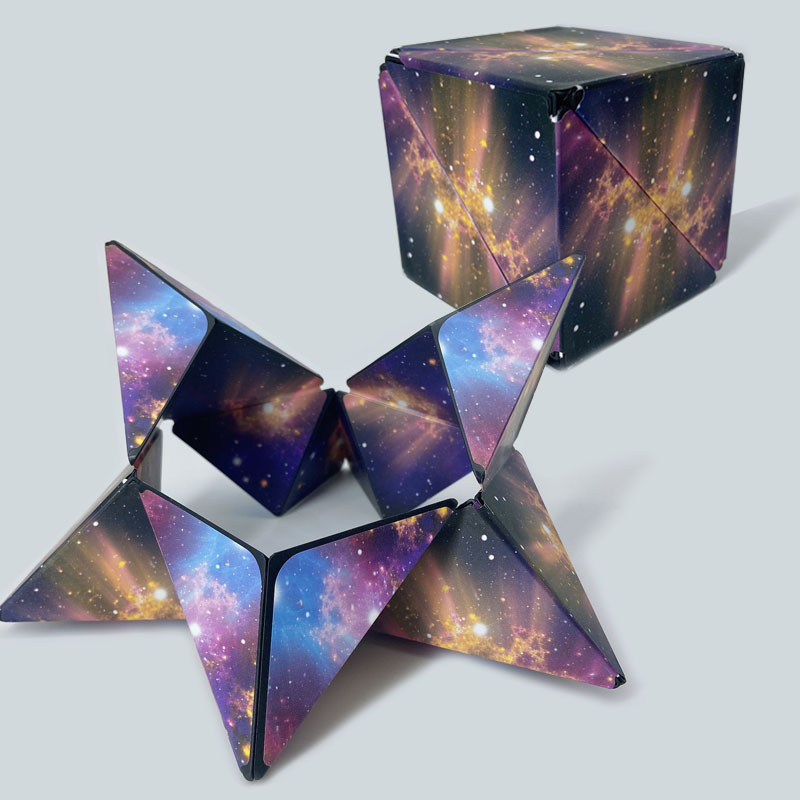 Creative 3D Shape Cube Puzzle – Fun Folding Game for Kids and Adults – Milky Way