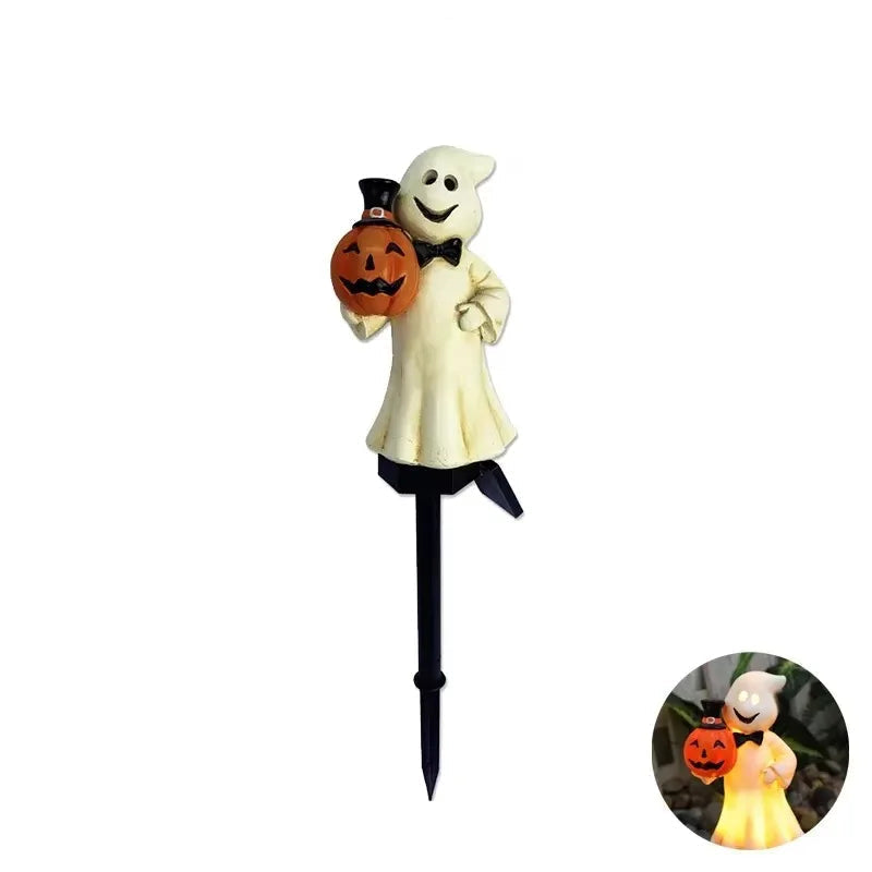 Enchanting Solar-Powered Outdoor Pumpkin Lantern