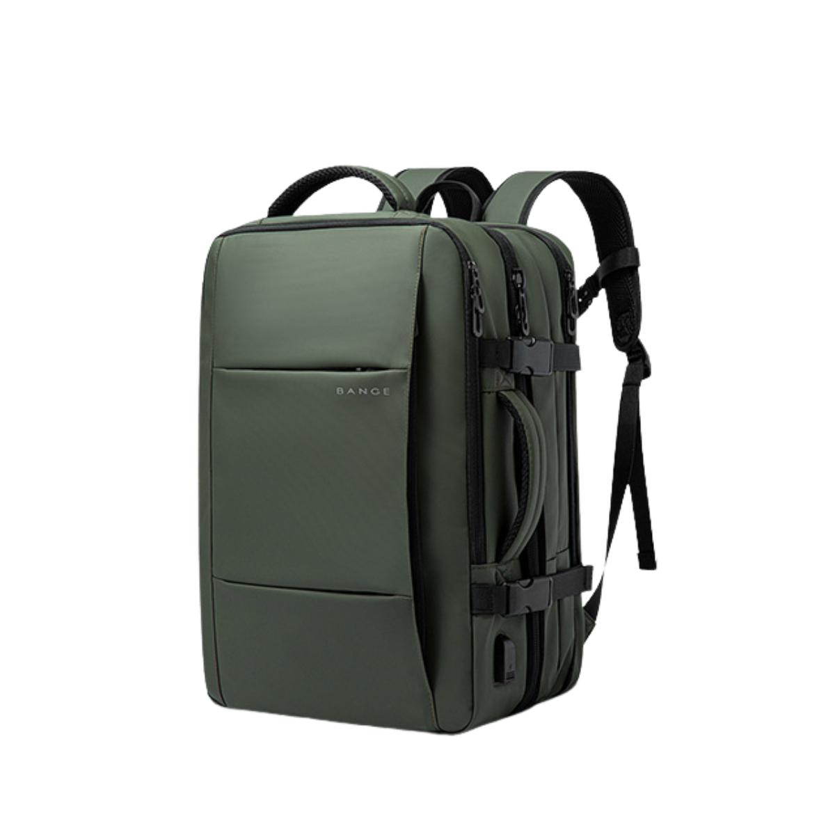 Expandable Carry-On Backpack for Travel - Unisex Design – Green