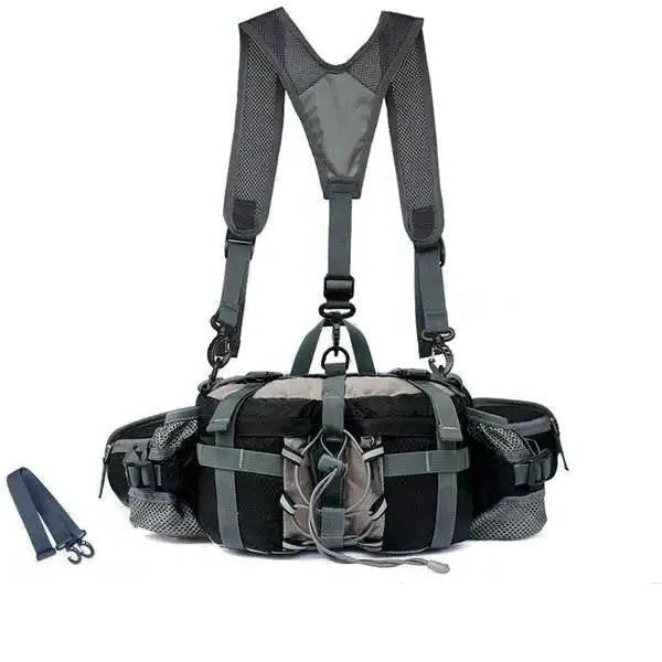 Versatile Outdoor Sports Waist Pack - Adventure Ready – Black