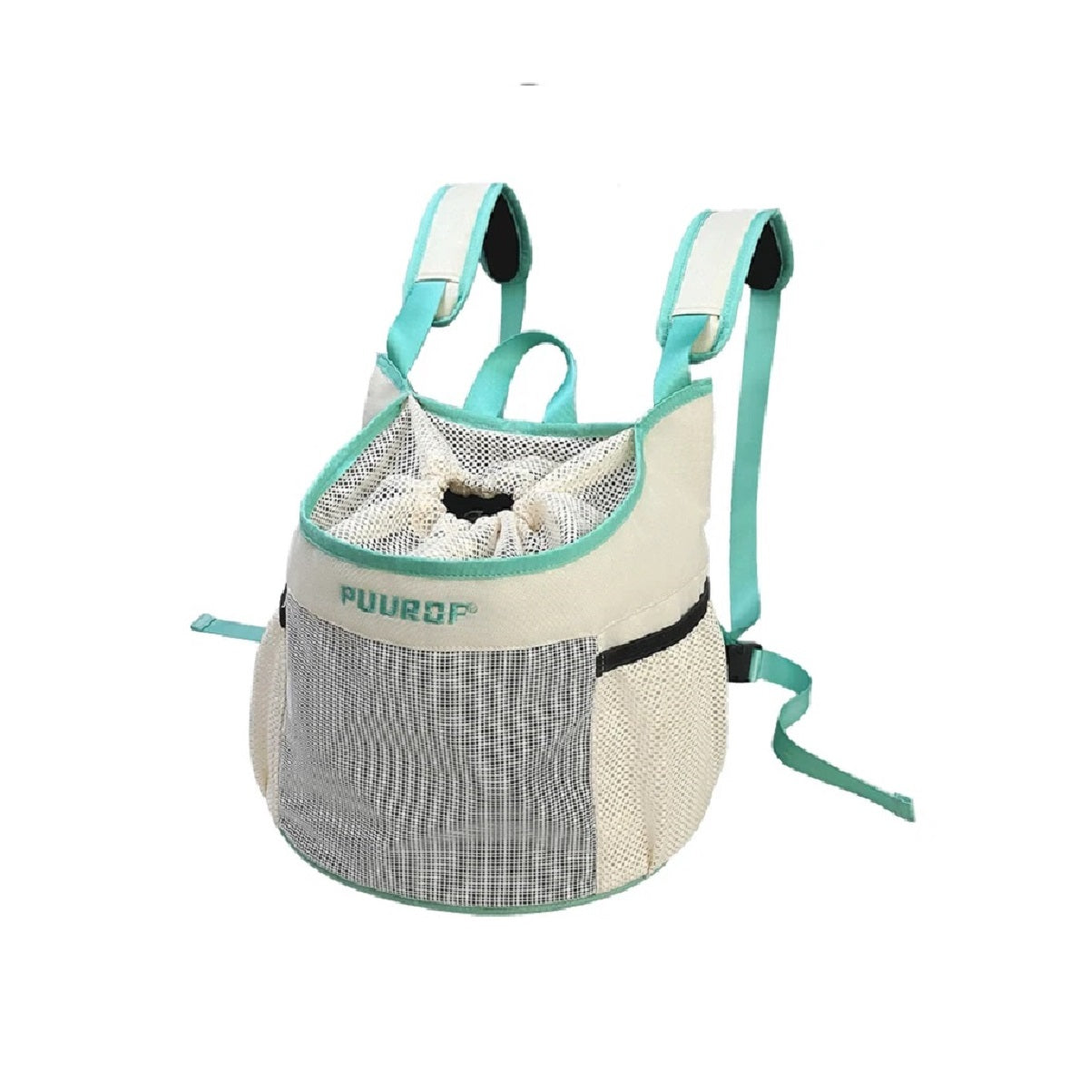 Travel Carrier Backpack for Cats and Dogs with Safety Features – Blue