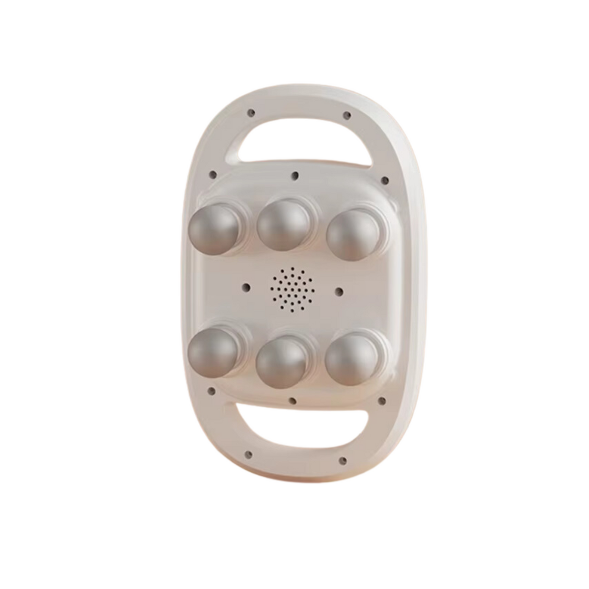 6 Head Electric Massage Device with Interchangeable Attachments – White