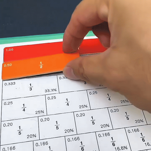 Interactive Magnetic Fraction Learning Set for Kids