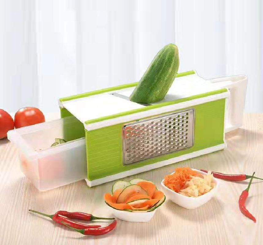Four-Sided Vegetable Grater and Slicer - Multifunctional Kitchen Tool