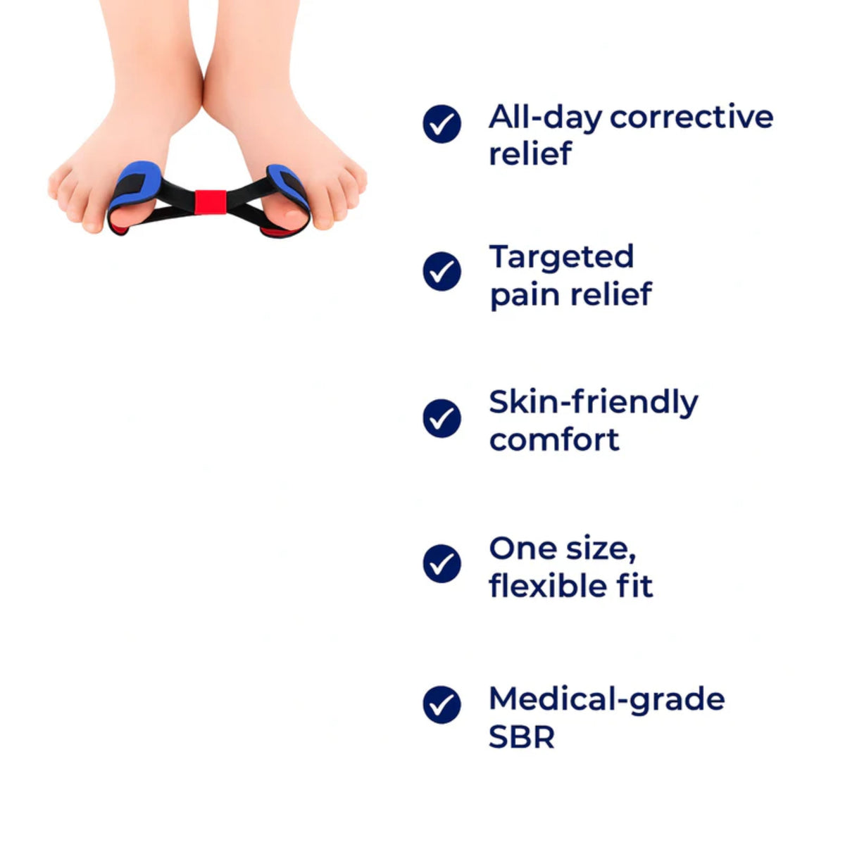 Dual-Use Support Strap – Comfortable Hypoallergenic Material – Relief for Foot Pain