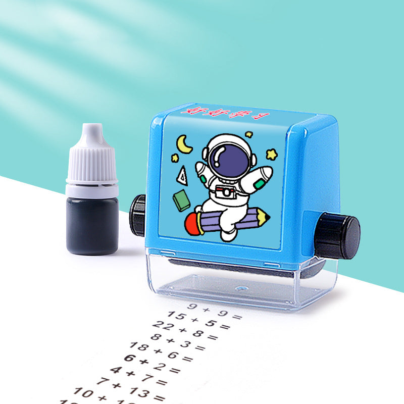 Smart Math Roller for Addition and Subtraction Practice – Blue