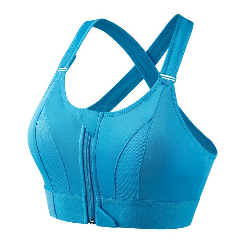 Elevate Your Workout with the Ultimate Support Bra – Blue