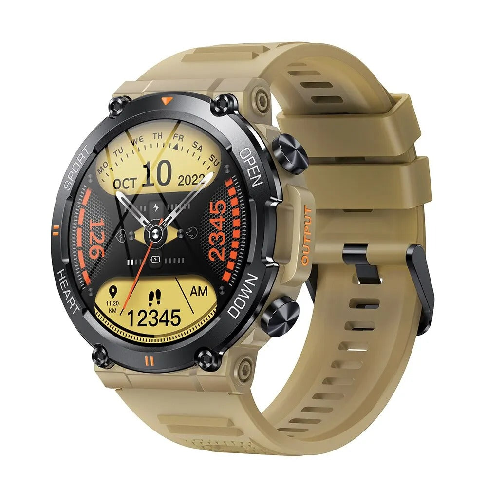 HD Display Smartwatch for Men – Khaki