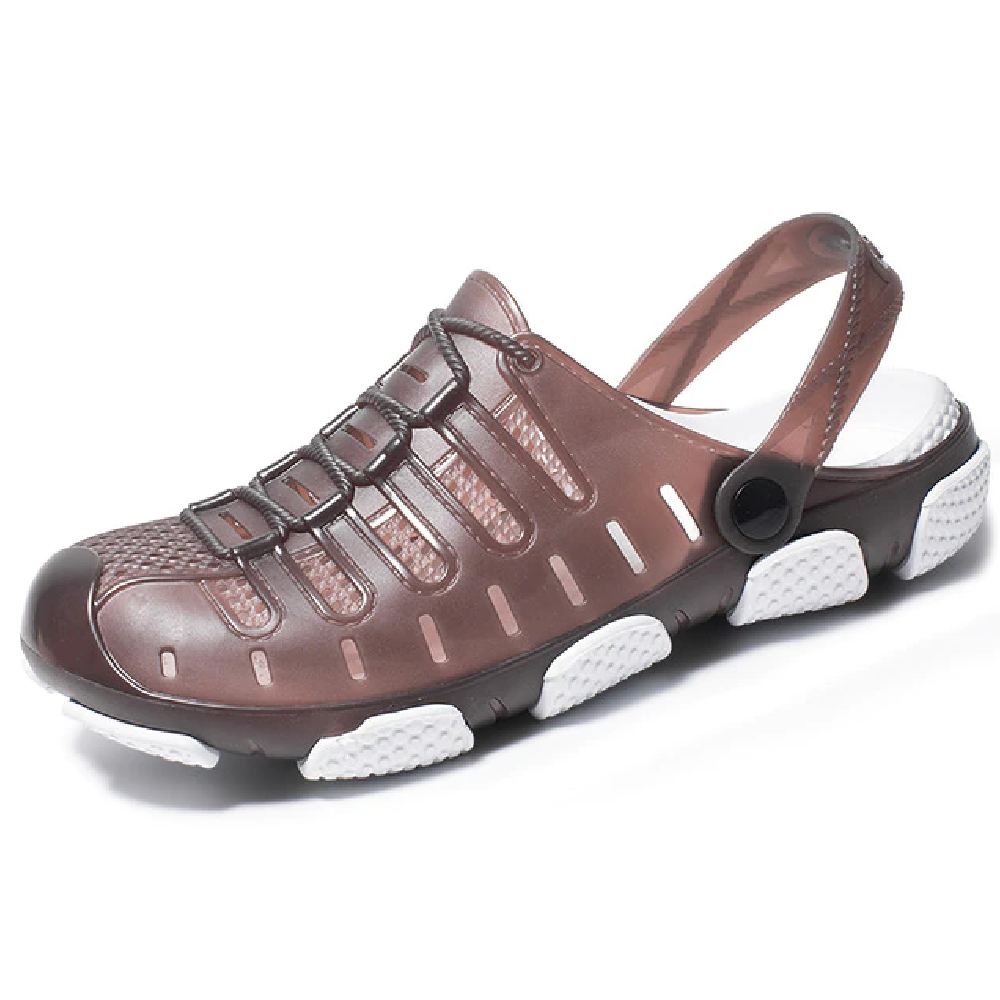 Men's Sandals for Beach and Casual Wear - Sneakers Style – Brown