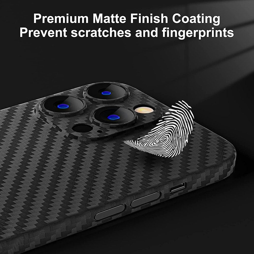 0.3 mm Ultra Thin Matte Hard Case for iPhone – Black