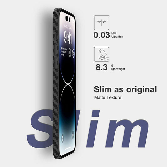0.3 mm Ultra Thin Matte Hard Case for iPhone – Black