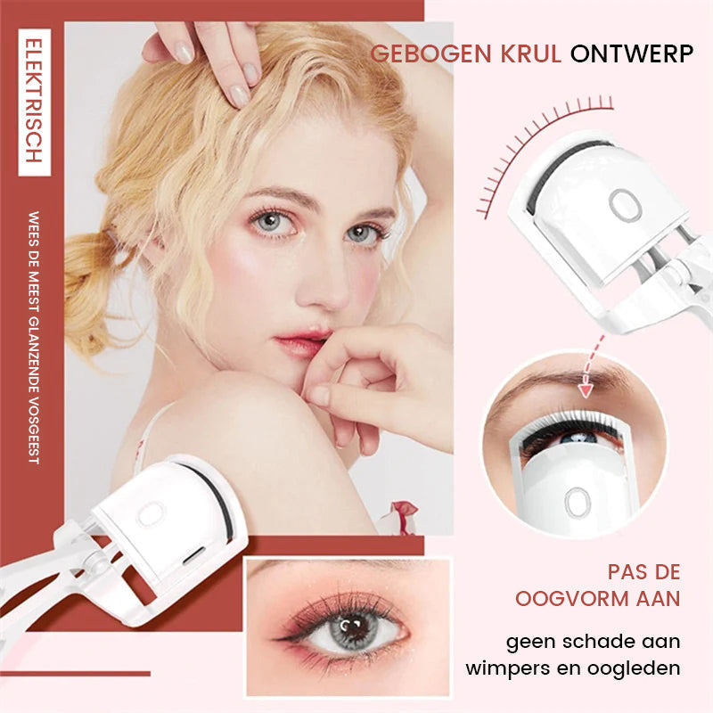 Smart Electric Eyelash Curler with Temperature Control