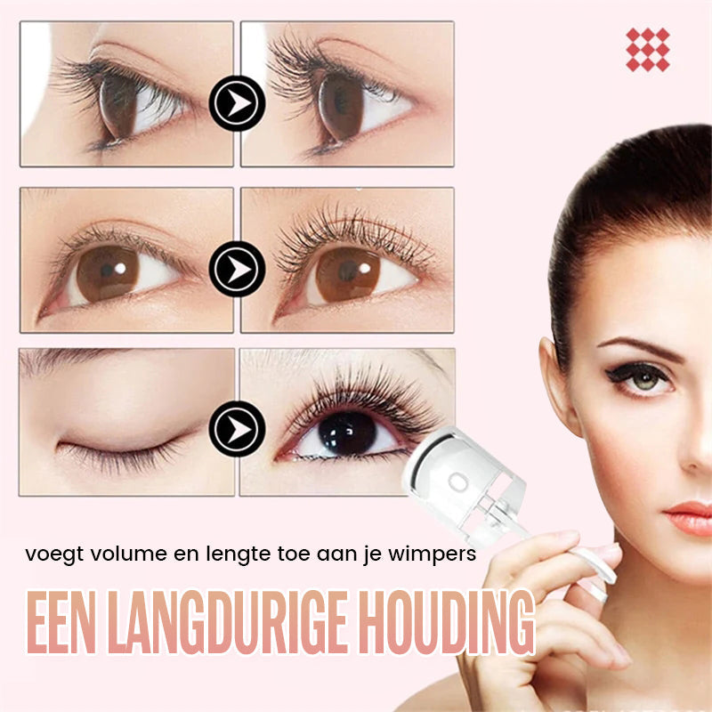 Smart Electric Eyelash Curler with Temperature Control