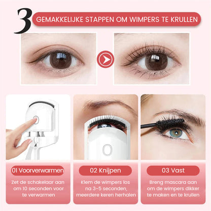Smart Electric Eyelash Curler with Temperature Control