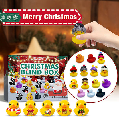 Joyful Countdown: 24 Festive Rubber Ducks for Kids