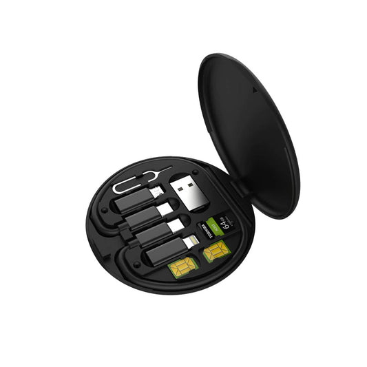 Compact Organizer Kit for Digital Electronics and Gadgets – Black