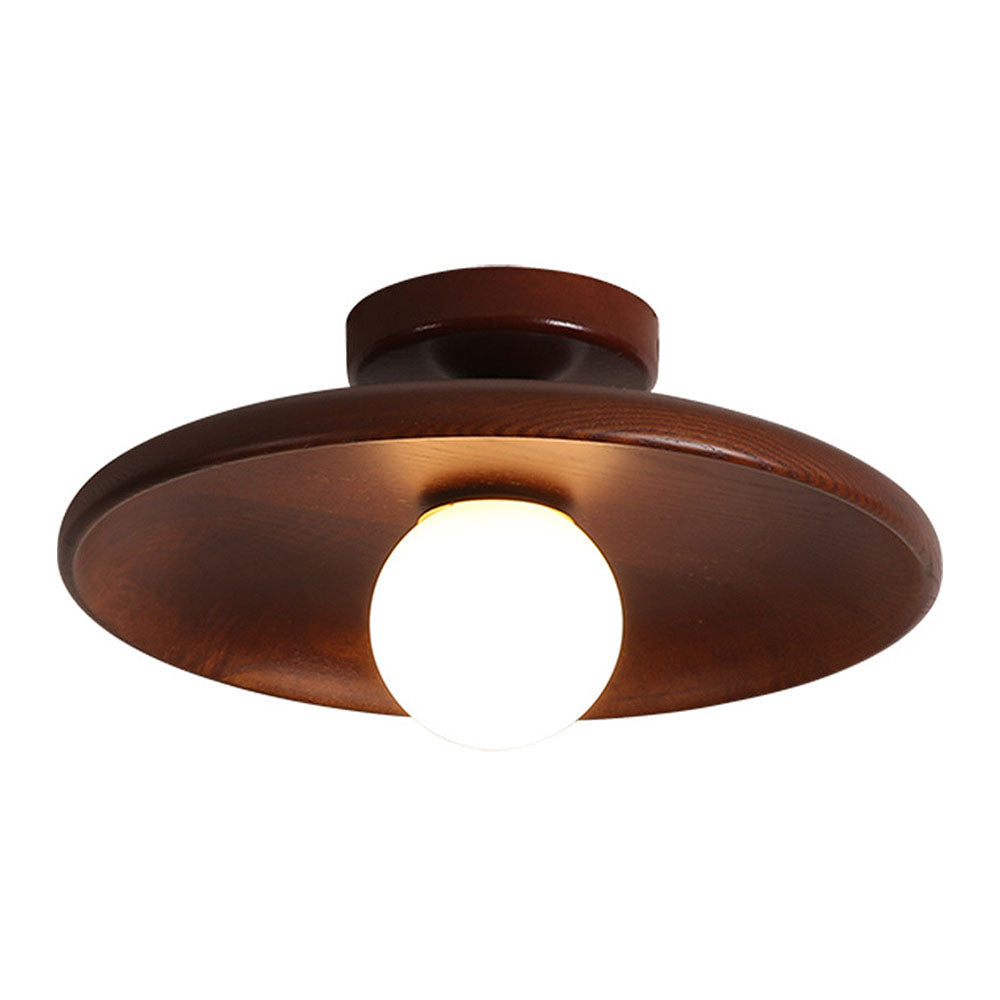 Nordic Style Round Ceiling Lamp - Minimalist Fixture for Hallway & Living Room
