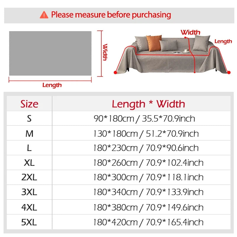 Waterproof Sofa Blanket | Versatile Cover & Scratch Protection