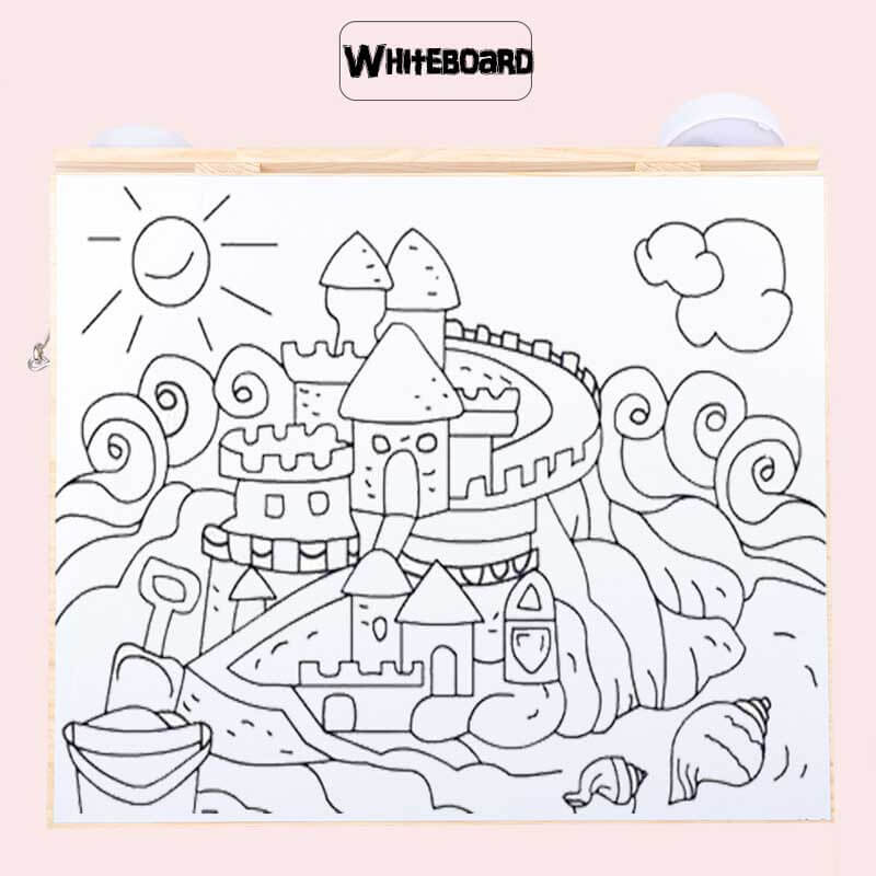 Engaging Wooden Learning Activity Board for Kids