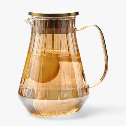 1.5L Glass Beverage Pitcher for Hot and Cold Drinks
