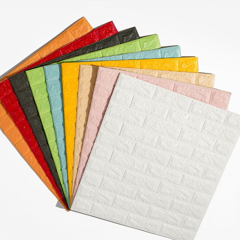 3D Foam Wall Panel in Faux Brick Design for Living Room – Waterproof Peel and Stick