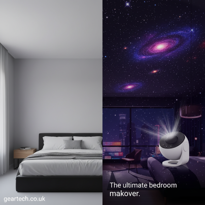 Bedroom Relaxation Projector Lamp with Starry Sky Effect