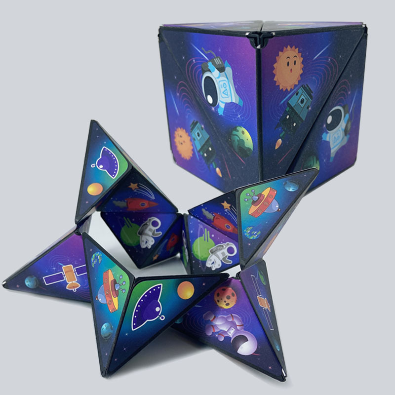 Creative 3D Shape Cube Puzzle – Fun Folding Game for Kids and Adults – Astronaut 2.0
