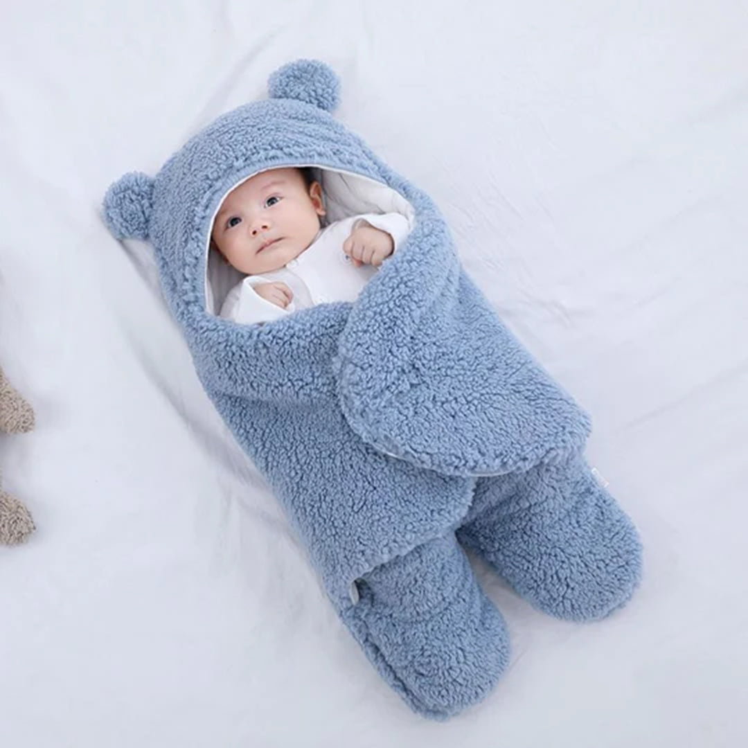 Cozy Bear Swaddle Blanket for Infants