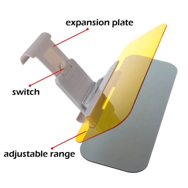 Glare-Reducing Car Visor Extension for Enhanced Driving Comfort