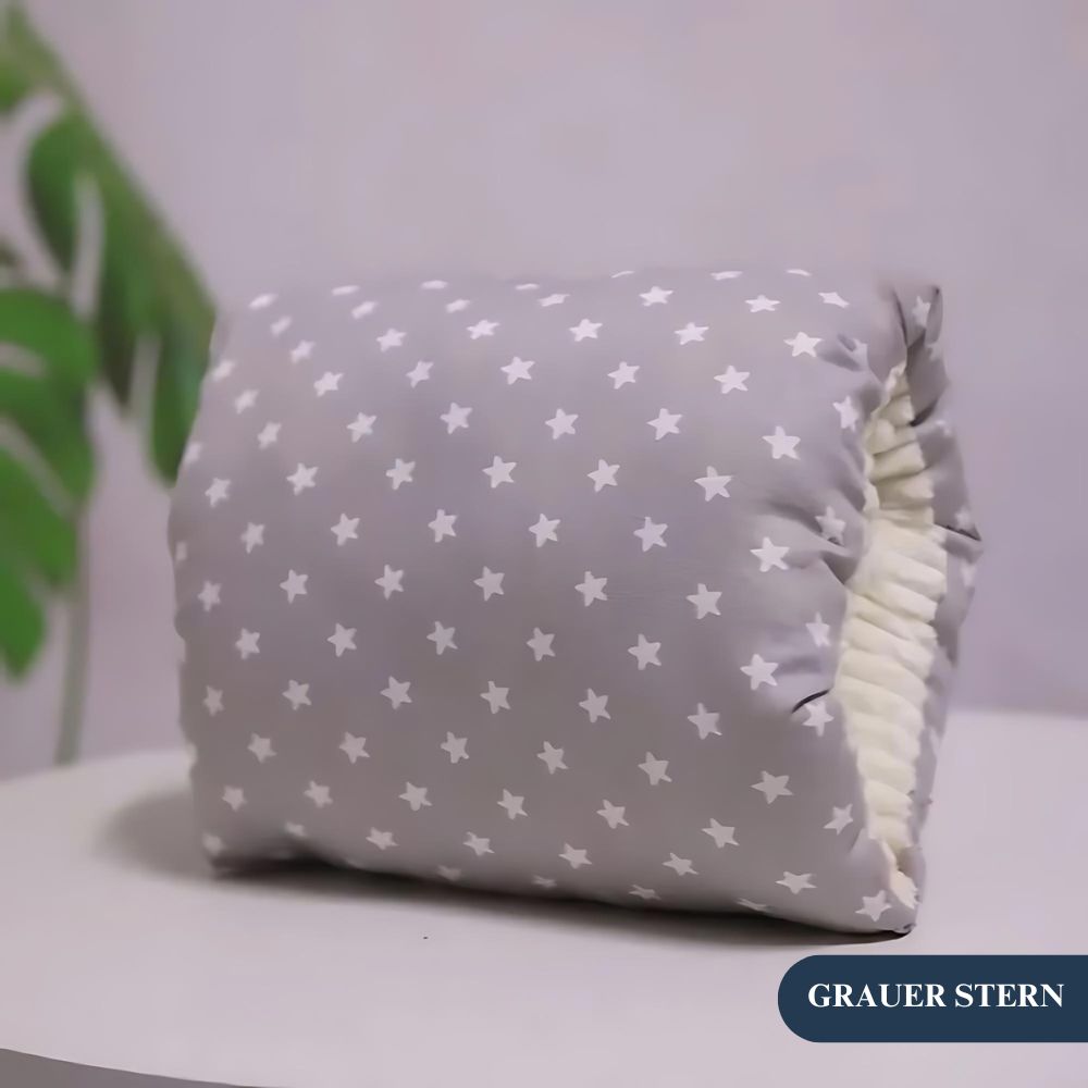 Ultimate Comfort Nursing Support Pillow – Gray star small