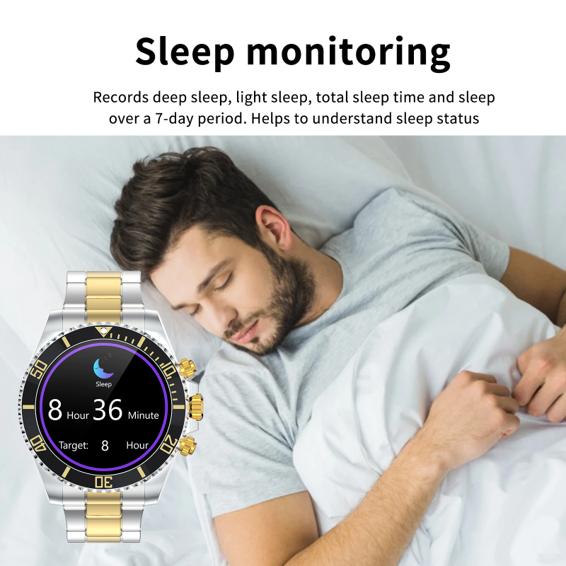 LuxuraTech Versatile Bluetooth Fitness Smartwatch