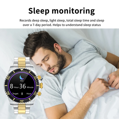 LuxuraTech Versatile Bluetooth Fitness Smartwatch
