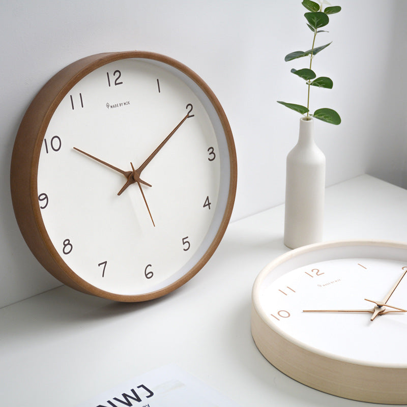 Elegant Simple Design Wall Clock – Brown