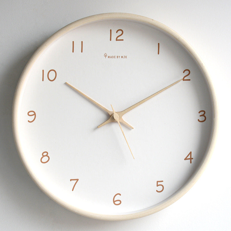 Elegant Simple Design Wall Clock – Cream