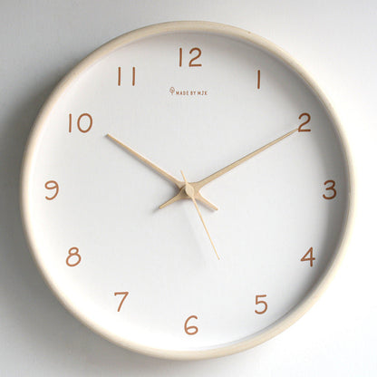 Elegant Simple Design Wall Clock – Cream