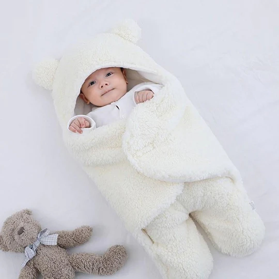 Cozy Bear Swaddle Blanket for Infants