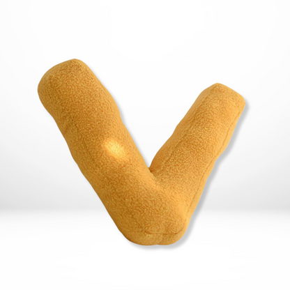 Decorative Velvet Cushion in Every Letter of the Alphabet - Soft Velura