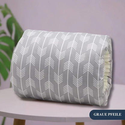 Ultimate Comfort Nursing Support Pillow – Gray arrow