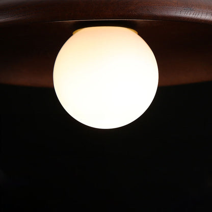 Nordic Style Round Ceiling Lamp - Minimalist Fixture for Hallway & Living Room