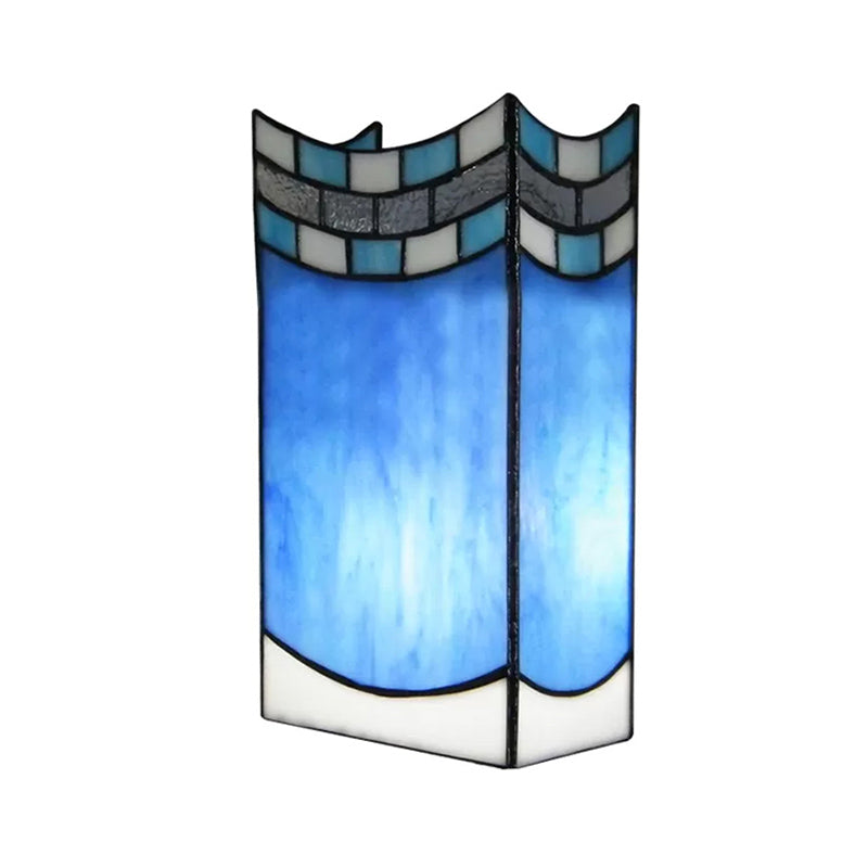 Tiffany Stained Glass Shade Wall Sconce for Indoor Living Room Lighting