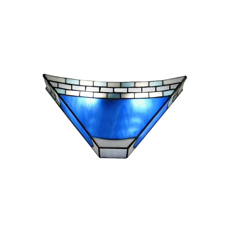 Tiffany Stained Glass Shade Wall Sconce for Indoor Living Room Lighting