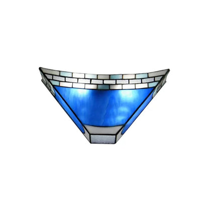 Tiffany Stained Glass Shade Wall Sconce for Indoor Living Room Lighting