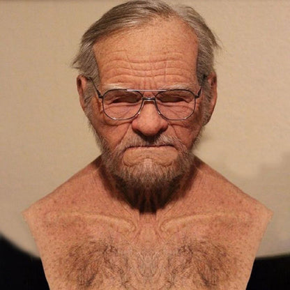 Latex Mask for Halloween Simulation