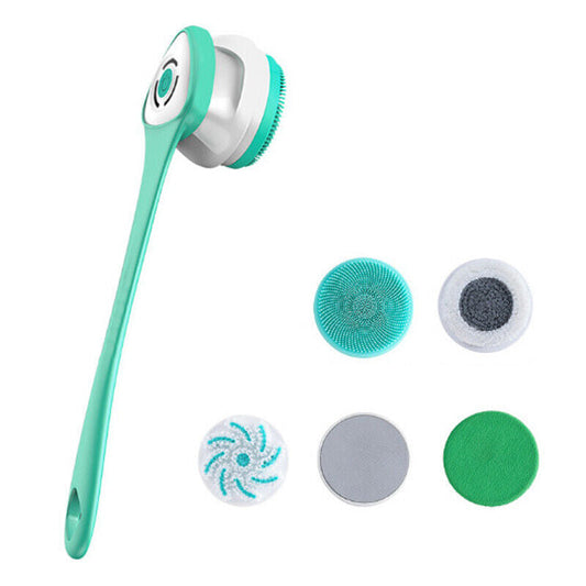 Ultimate Electric Shower Brush with Extended Handle | Deep Clean & Gentle Exfoliation