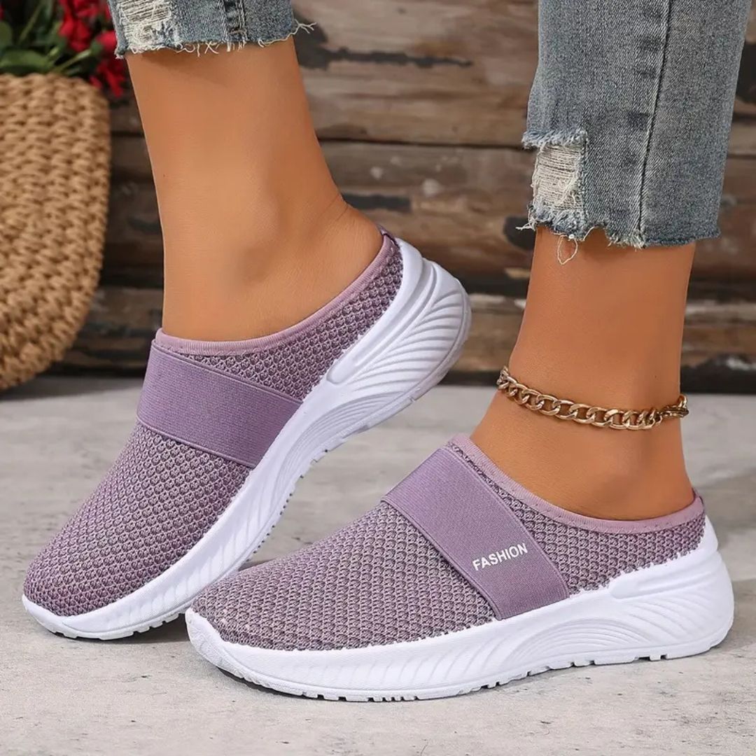AirStride – Lightweight Mesh Slip-On Sneakers for Women